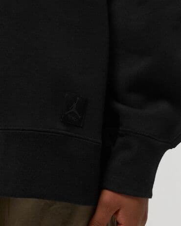 muske helanke za zimu: Jordan WMNS Flight Fleece Crewneck Sweatshirt Black vel. S NOVO FB — 2