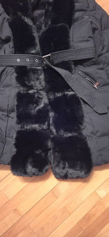 exit jakne: Zimska ženska jakna sa kapuljačom – crna - Duga, topla puffer jakna — 7