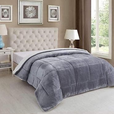 Jorgan mikro pliš krzno Dimenzije-200*200(štepani) Punjeni koflinom