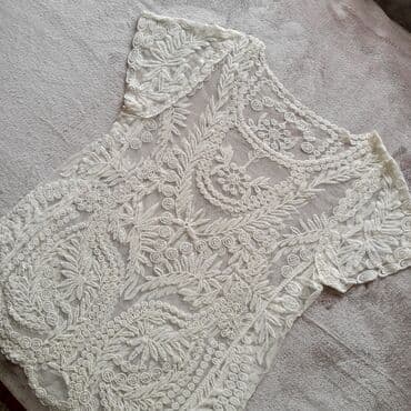 air max 270 blue and white: Nova čipkana bluza Prelepa Dužina 60cm Širina 43cm Boja između — 4