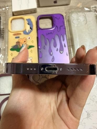 Car Electronics: Apple iPhone 14 Pro - Boja: Deep Purple - Memorija: 256gb - Battery — 7