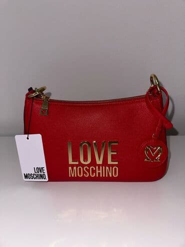 c a torbice: Elegantna torbica, Moschino, Materijal: Koža — 2