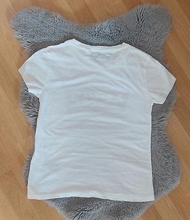 Dukserice: Levi’s ženska majica kratkih rukava - Model: klasična bela T‑shirt — 2