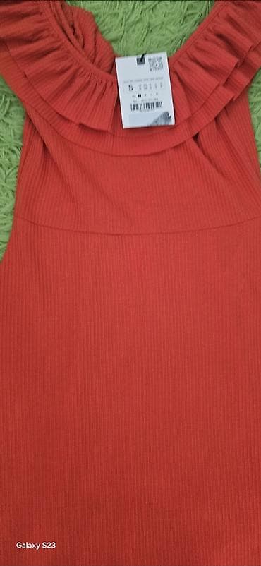 bordo duge haljine: Zara nova haljina s velicina — 3