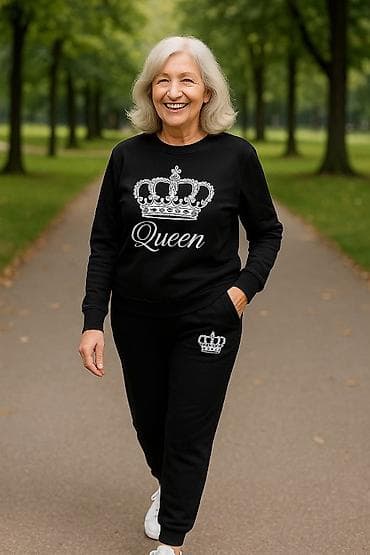 paranoid duks: Ženski komplet trenerke – duks + donji deo Ik - Udoban duks sa — 7