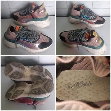 ukrasi za crocs papuce: „Weide“ chunky patike sa holografskim, svetlucavim detaljima koji se — 3