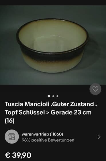 Činije: Cinije nove,vintaz grncarske italijanske Mancioli. Nove cinije sve na — 3