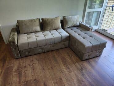 Kreveti: Ugaona garnitura MARSEJ - Dimenzije: 250 x 160 cm - Moderni L oblik — 5