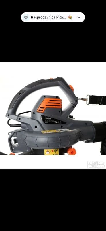 presa sa tri cevi: Električni duvač /usisivač lišća KRAFT&DELE Model KD5141 — 5