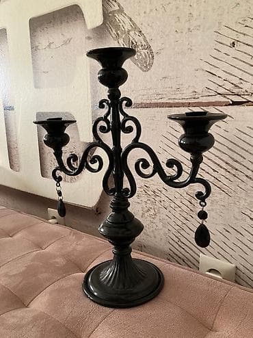 visina lavaboa standard: Elegantan svecnjak visine 40 cm i širine 36 cm — 3