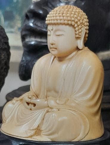polovne masine i alati: Japanska slonovaca rezbarija – škola Tokio, majstor Yoshiyuki (oko — 3