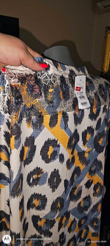 crvene tunike: 5XL (EU 50), Polyester, Animal, color - Multicolored — 4