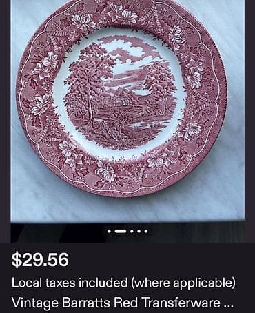 arkopalni tanjiri: Tanjiri engleski 1950 do 1970god.Barratts Staffordshire. Engleski — 4