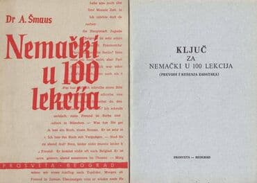 znameniti srbi knjiga: Nemački u 100 lekcija (sa ključem) Najbolji udžbenik nemačkog jezika — 1