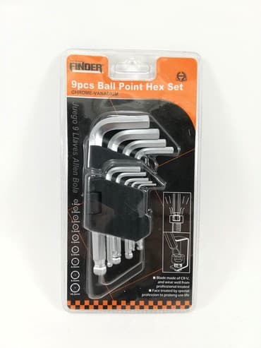 Setovi ručnog alata: Set inbus kljuceva 9komada 120 mm FINDER Set inbus kljuceva 9komada — 3