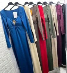 haljine od srpskog platna: Bоја - Braon, Večernji, maturski, Dugih rukava — 2