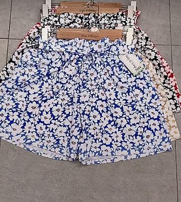 zara denim: Sorc sirok,lagan sa cvetnim sarama.Lastis u struku i trake za pojas za — 4