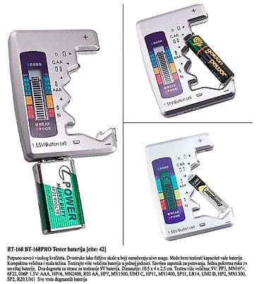 kucni aparat za sladoled: Nov tester za baterije. Pogodan za ugljenične, cink, alkalne i punjive — 4