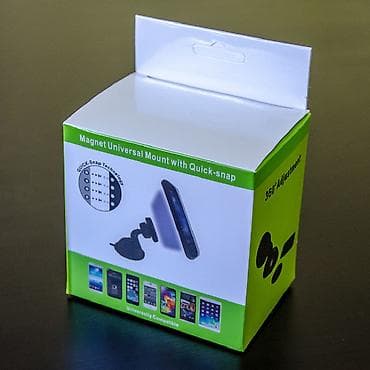 Magnetni Auto Držač za Mobilni Držač se pričvršćuje na staklo u