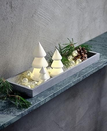 Led jelke od porcelana novo komplet od 3 komada akcija cene nisu na lalafo.rs Led jelke od porcelana novo komplet od 3 komada akcija cene nisu