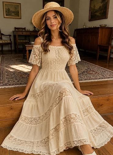 38 dresses: 06. Prelepe haljine od 100% mekanog pamuka💫 Veličine : S M L XL Cena — 2