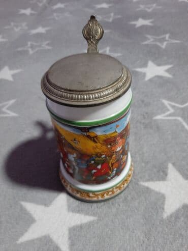 mikrofon slike: Stara krigla original vintage model svuda ima natpise od ispot na — 2