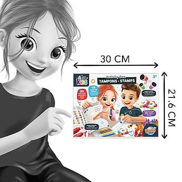 betmen crtanje po licu: Kutija za aktivnost pečati 106302 Buki – kreativni set za crtanje i — 6