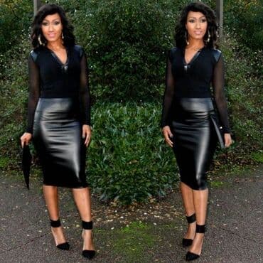 kožna suknja: 1900 din — 5