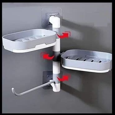 daske za salovanje cena: Rotirajući samoljepljivi držač za sapun četkice peškir kozmetiku — 2