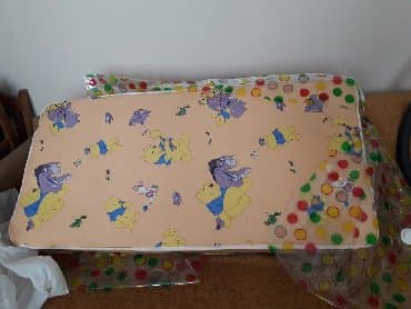 decija busilica na baterije: Dusek za krevetac samo skinut najlon dim. 120 x 60 x16 — 2