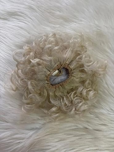 lil solid cena: Umetak/punđa od kovrdžave kose – sintetički pramenovi na elastičnoj — 1