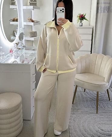 robin kompleti: 💫Ženski komplet trenerke – dvoslojni pliš/futer izgled, udoban i — 2