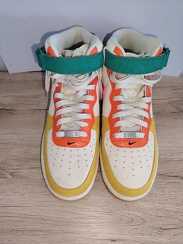 debora li: Nike Air Force 1 Mid – šarene patike sa kaišem oko zgloba UG 28cm — 1