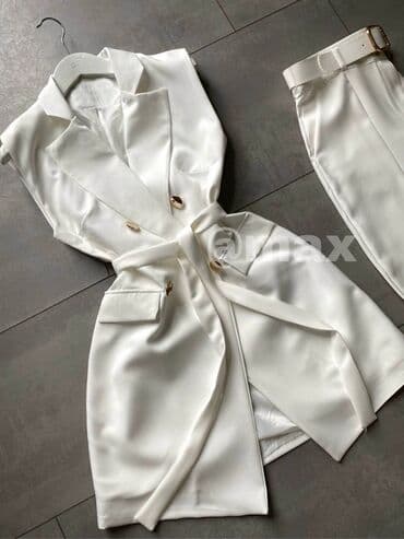 beli komplet sako i pantalone: 🤍New, 𝒩𝒾𝒸𝑜𝓁𝓁𝑒𝓈𝓎𝒶 ‘’Set 🤍(Sako+Pantalone) Velicine:M L XL XXL XXXL — 3