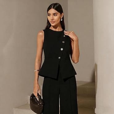 air force bez: ✅Elegantna ženska dvodelna kombinacija bez rukava – top sa — 3