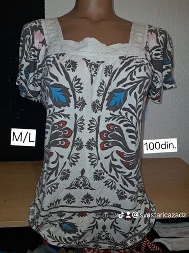 Women's Clothing: Ženske bluze/majice – više modela - Crna majica sa srebrnim — 8