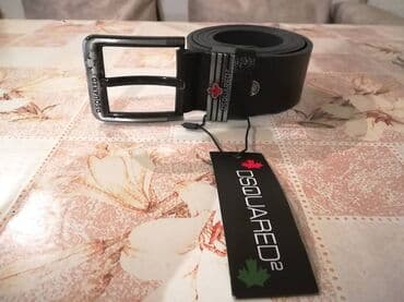 platneni kais muski: Male, Material: Leather — 6