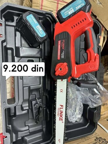 Cena 9.200 din Flinke Aku testera FK-7071, 1800w, 68V dve baterije na lalafo.rs Cena 9.200 din Flinke Aku testera FK-7071, 1800w, 68V dve baterije