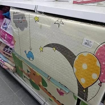 musko zenske stvari: Sklopiva podloga za bebe Mekana gimnastik podloga za bebe sa dva lica — 4