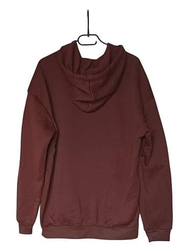 Homesuits: Duks sa kapuljačom – braon veličina L - Boja: tamno braon - Print — 2