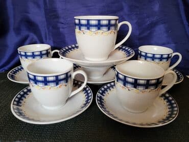 porcelanske solje za caj: Solje nove,vintaz za kafu,caj Bavaria. Solje porcelanske. Komada 6 u — 1