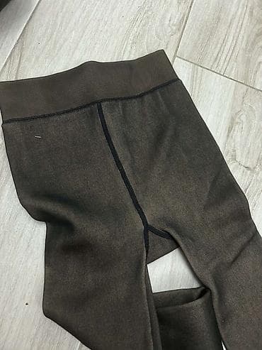 helanke sa uzengijama: Zimske termo helanke sa postavom - Model: ženske helanke sa visokim — 2