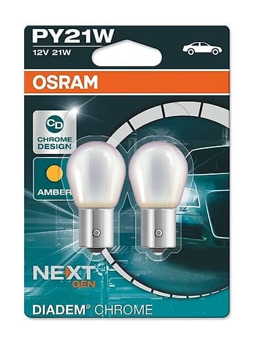 Automobilske sijalice Diadem Chrome PY21W 7507DC-02B 21W 12V BAU15S