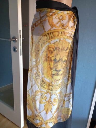 jaknice sa krznom: One size, Silk, Print, color - Multicolored — 2