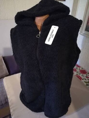 prsluci za punije dame: 2XL, Pamuk, bоја - Crna — 3