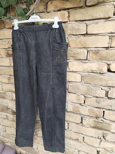 pepe jeans haljine: Pantalone – veličina L, lagane - Materijal: tanji teksas/denim u — 2