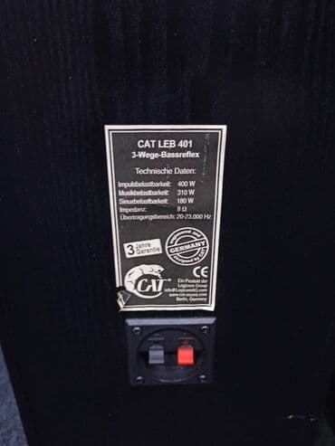 IPod & MP3 Players: Cat LEB 401 Trosistemske podnostojece kutije sa mrezicama bas — 2