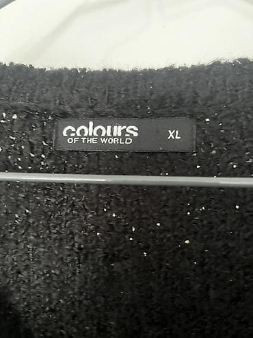 opanke za folklor: Ženska pletena jaknica/blejzer – Colours of the World, veličina XL — 3