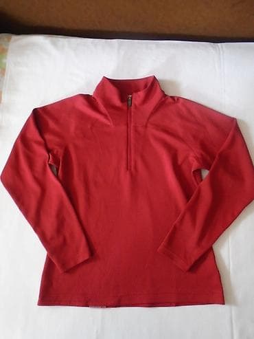 Salomon original, crveni sportski duks. Etiketa sa veličinom je