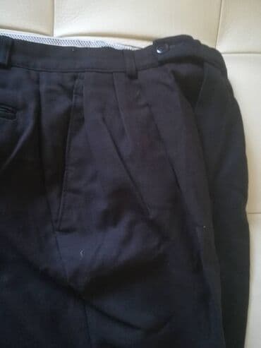 donji deo pidzame muski: Pantalone crne "Nicola*s" vel 104/46. Obim struka 72 cm, obim bokova — 5